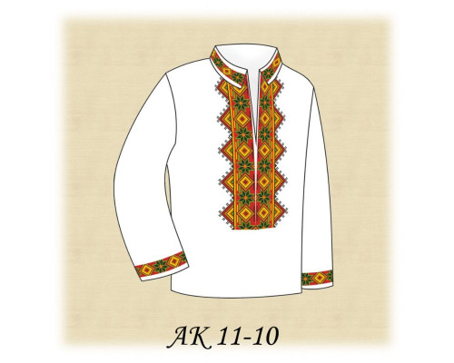 Заготовка вишиванки для хлопчика АК 11-10