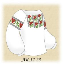 Заготовка вишиванки для дівчинки АК 12-23