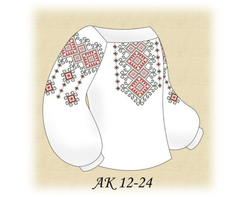 Заготовка вишиванки для дівчинки АК 12-24