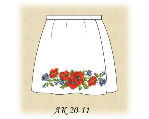 Заготовка дитячої спідниці для вишивання — АК 20-11
