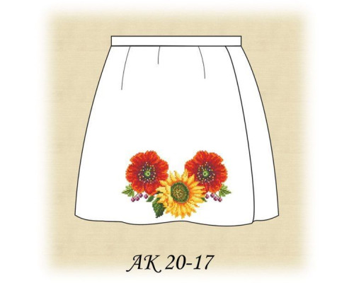 Заготовка дитячої спідниці для вишивання — АК 20-17