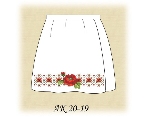 Заготовка дитячої спідниці для вишивання — АК 20-19