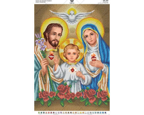 Схема для вишивання бісером Свята родина БКР-2039