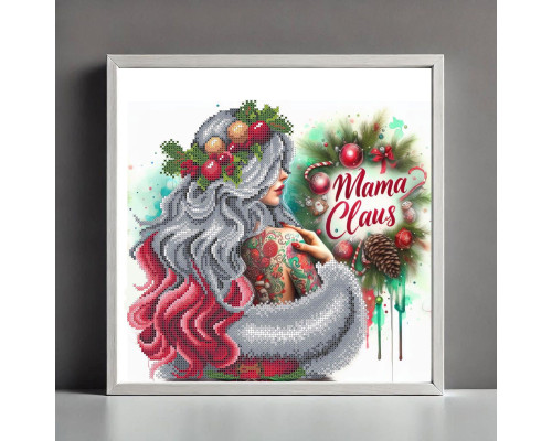 Схема для вышивки бисером Mama Claus