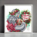Схема для вышивки бисером Mama Claus