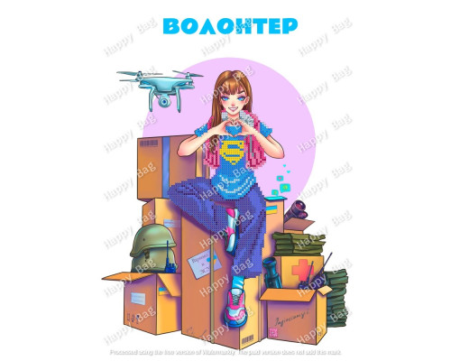 Схема для вишивки бісером Волентер