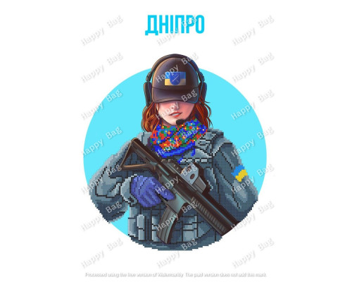 Схема для вишивки бісером Дніпро