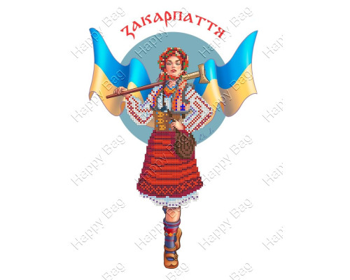 Схема для вишивки бісером Закарпаття