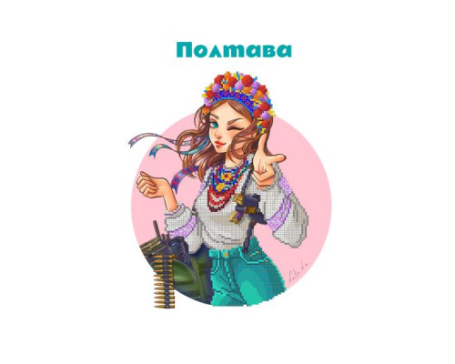 Схема для вишивки бісером Полтава